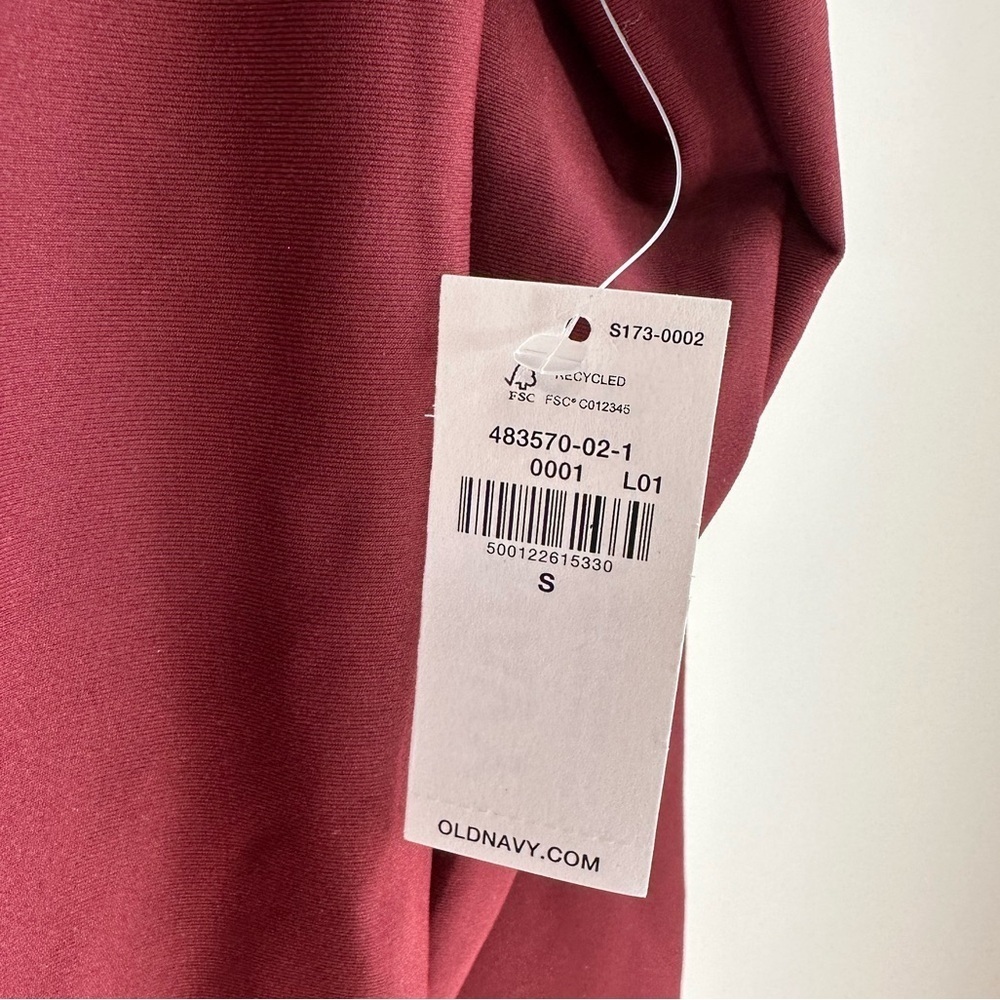 NWT Old Navy PowerSoft Crop Full Zip Jacket in Royal Velvet Size Small - Picture 12 of 16